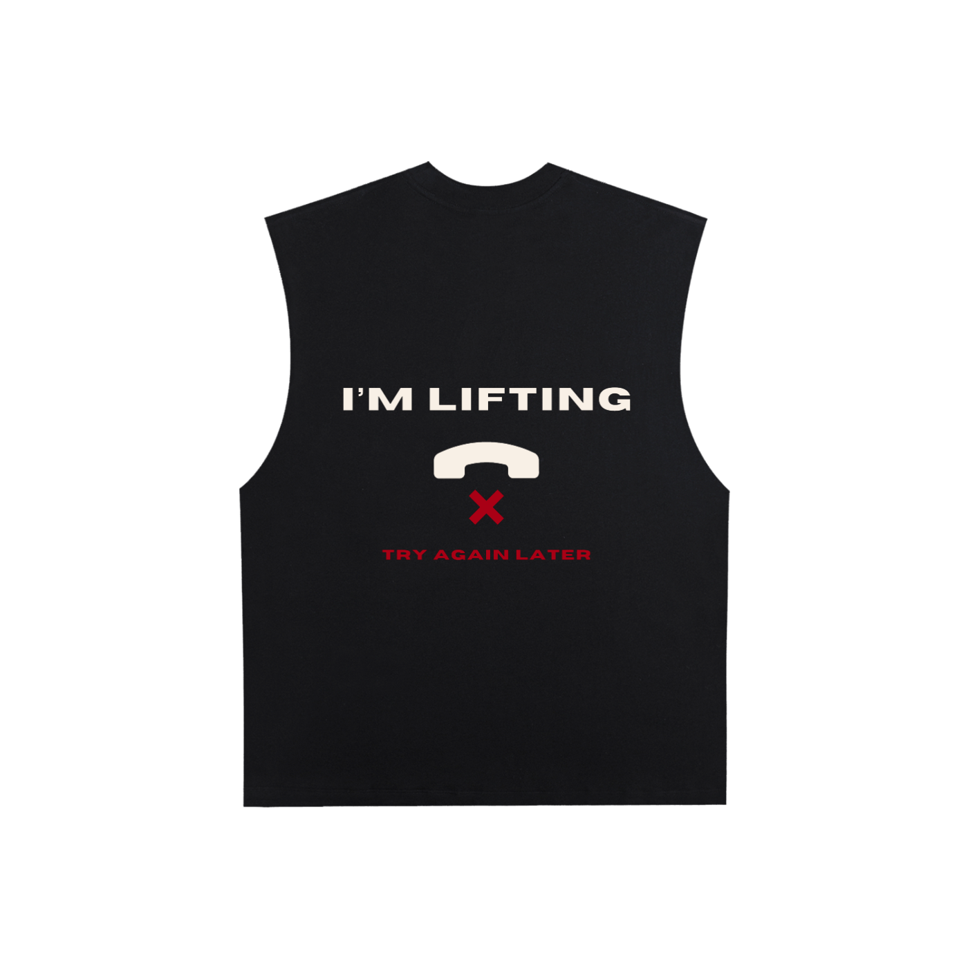 Sleeveless Focused Gym Shirt