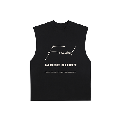 Sleeveless Focused Gym Shirt