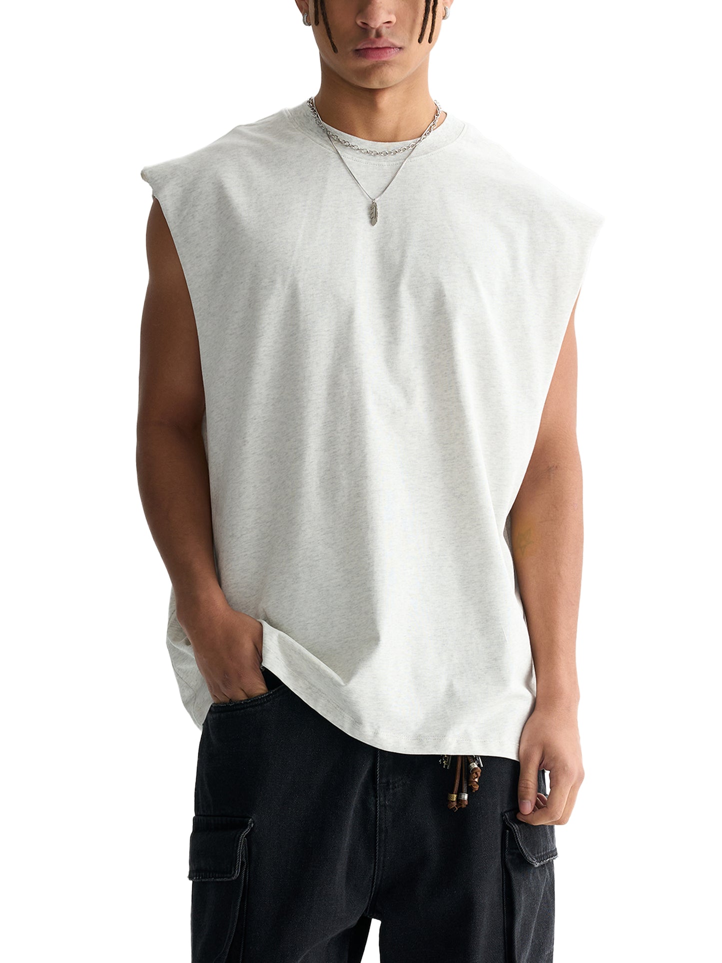 Sleeveless Focused Gym Shirt